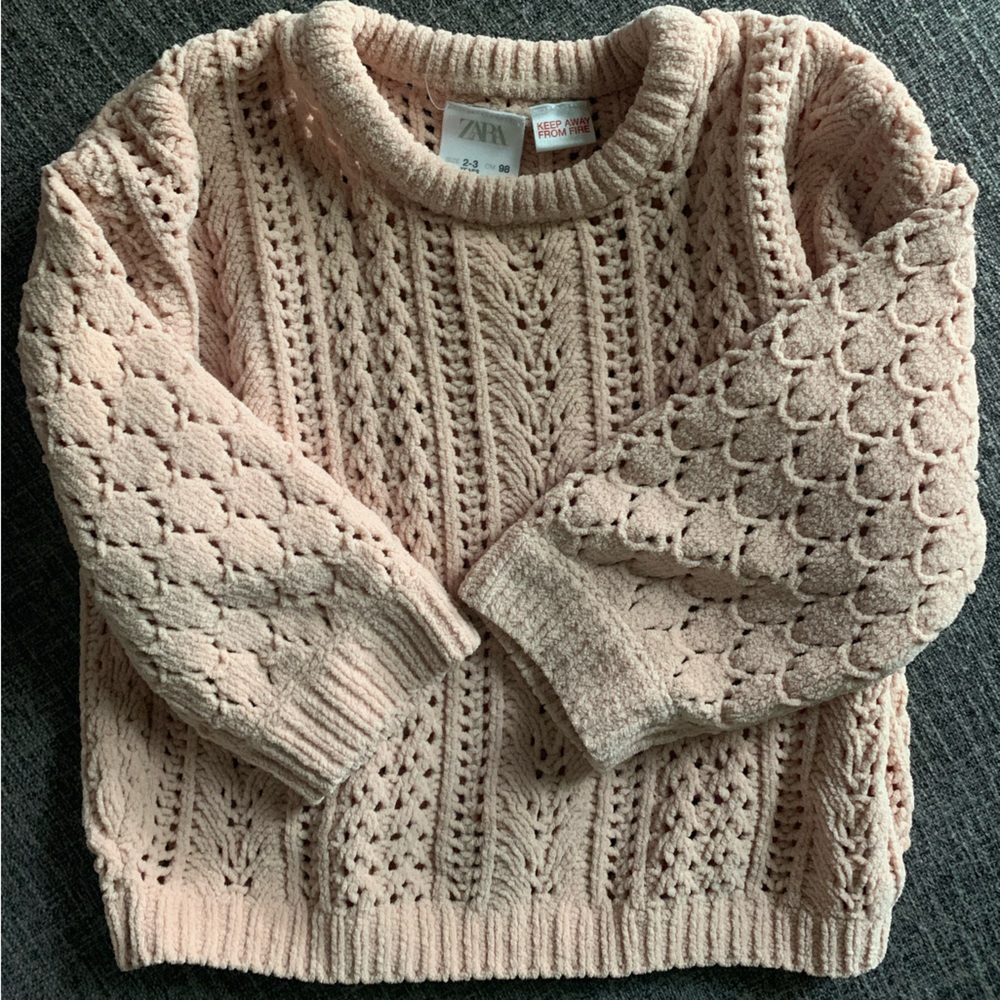 Zara chenille sweater